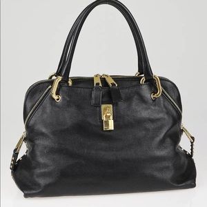 Marc Jacobs Paradise Studded Black Leather Handbag
